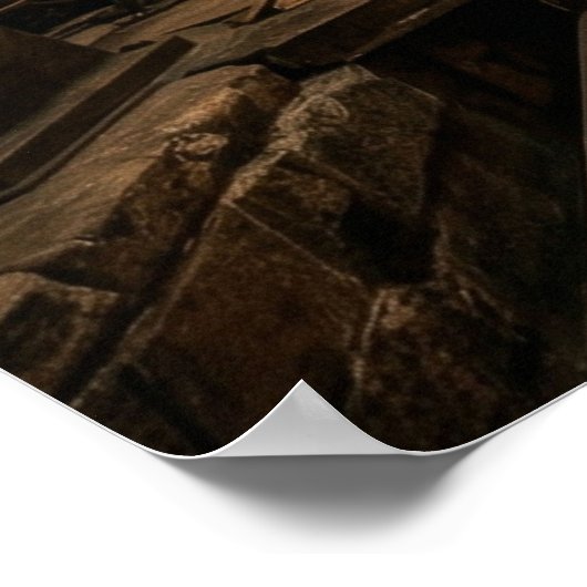 Steampunk Clockwork Machine Hall Poster (Hoek)