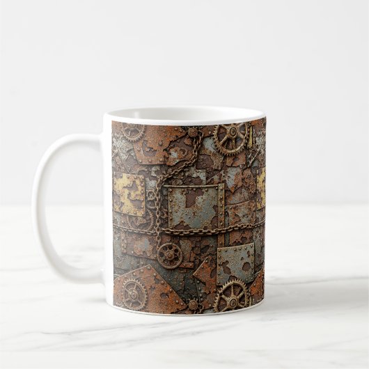 Steampunk Coffee Mug (Gauche)