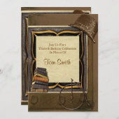  Steampunk Collage Birthday Kaart (Voorkant / Achterkant)