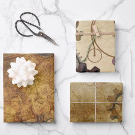 Steampunk Collectie Inpakpapier Vel
