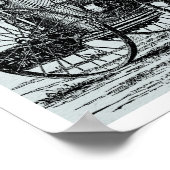 Steampunk College Nummer 2 Poster (Hoek)