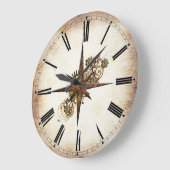 Steampunk Compass Star Grote Klok (Hoek)