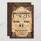 Steampunk  controlepartij kaart (Voorkant / Achterkant)