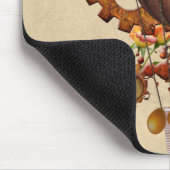 Steampunk Copper Winged ballon Muismat (Hoek)