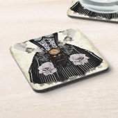  Steampunk Corset Dress Bier Onderzetter (Linkerzijde)