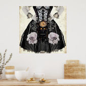  Steampunk Corset Dress Poster (Keuken)