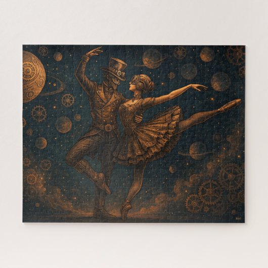 Steampunk Cosmic Ballet Puzzle (Horizontal)