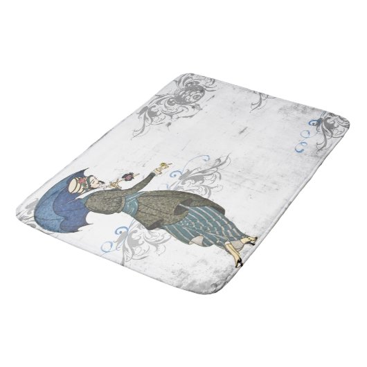 steampunk cosplay Bathroom mat (Gekanteld)