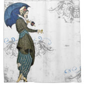  Steampunk cosplay-   vinttadgordijn Douchegordijn (Voorkant)