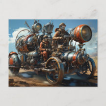 Steampunk Cross Country Car Race