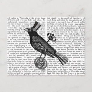 Steampunk Crow 2 Briefkaart