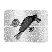 Steampunk Crow 2 Magneet (Horizontaal)