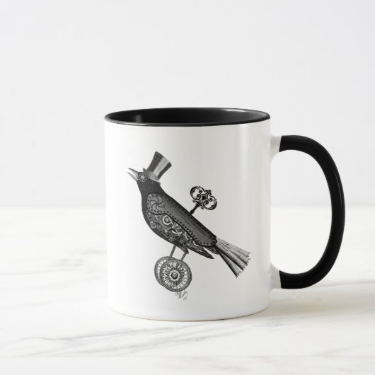 Steampunk Crow 2 Mok (Rechts)