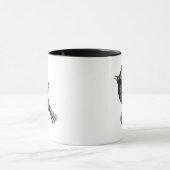 Steampunk Crow 2 Mok (Midden)