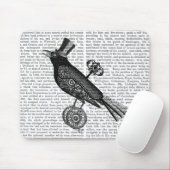 Steampunk Crow 2 Muismat (Met muis)