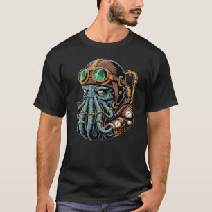Steampunk Cthulhu monster T-shirt