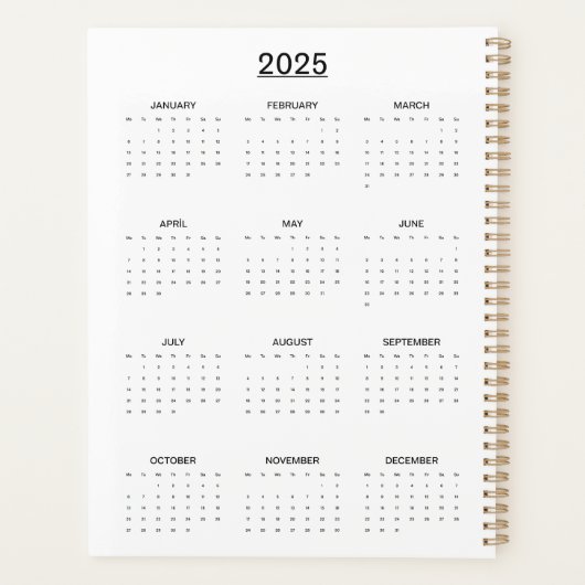 Steampunk Cyber Cow Planner (Achterkant)