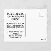 STEAMPUNK DAME BRIEFKAART (Achterkant)