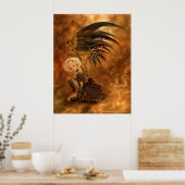 Steampunk Dark Angel Print (Keuken)