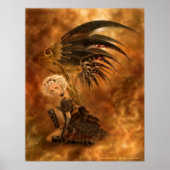 Steampunk Dark Angel Print (Voorkant)