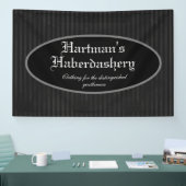 Steampunk Dark Grey Striped Custom Spandoek (Beurs)