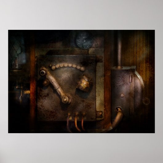 Steampunk - de Controlekamer Poster (Voorkant)