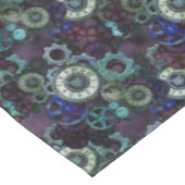 Steampunk decor, horloges tijd tandwielen patroon tafelkleed (Gekanteld)