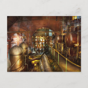 Steampunk - Denk aan Tanks Briefkaart