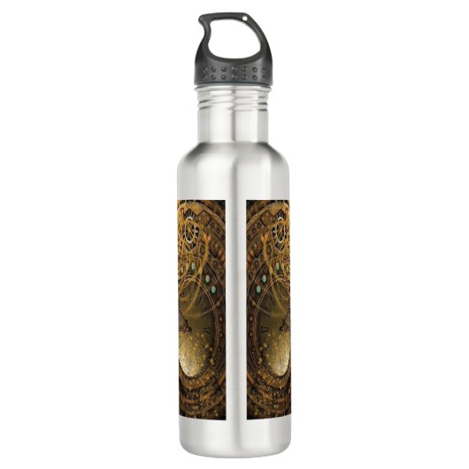 Steampunk Design Bouteille en acier inoxydable (Dos)