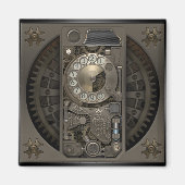 Steampunk Device - Rotary Dial Phone. Magneet (Voorkant)