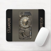 Steampunk Device - Rotary Dial Phone. Muismat (Met muis)