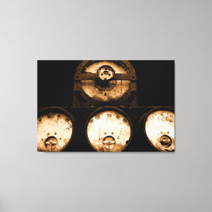 Steampunk Dials Canvas Afdruk