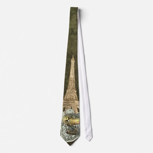 Steampunk Diriable Air Tour Necktie Stropdas (Voorkant)
