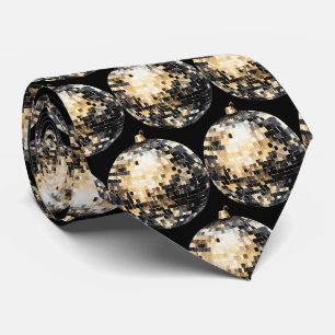 Steampunk Disco Bal Heren Necktie Stropdas