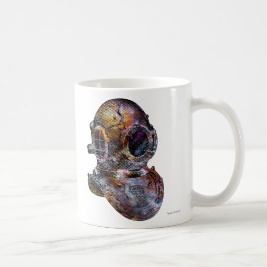  Steampunk Diver's Helmet Koffiemok (Rechts)