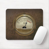Steampunk DJ Sound Engineer VU Meter Mousemat Muismat (Met muis)