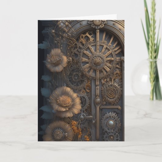 Steampunk Door | Aan jou denken Kaart (Voorkant)