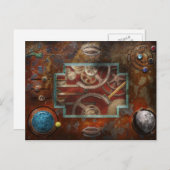 Steampunk - doos van Pandora Briefkaart (Voorkant / Achterkant)