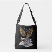 Steampunk Dragon Crossbody Tas (Voorkant)
