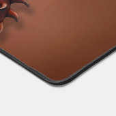 Steampunk Dragon naast een straatlamp. Bureaumat (Hoek)