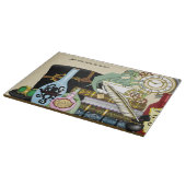 Steampunk Dragon Potions Boeken Snijplank (Hoek)