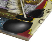 Steampunk Dragon Potions Boeken Snijplank (Hoek)