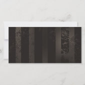 Steampunk Dragonflies op bruine gestreepte achterg Kaart (Achterkant)