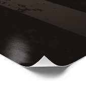 Steampunk Dragonflies op bruine gestreepte achterg Perfect Poster (Hoek)