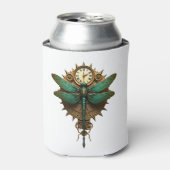 Steampunk Dragonfly Victorian Art Mechanical Steam Blikjeskoeler (Blikje Voorkant)