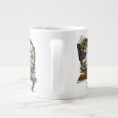 Steampunk drakenboek jumbo mok (Achterkant)