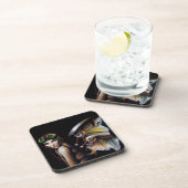 Steampunk Dreams of Flight Bier Onderzetter (Rechterzijde)