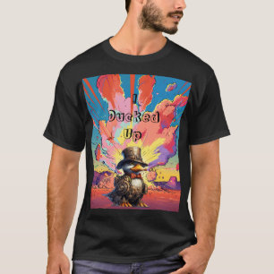 Steampunk Duck "Ik ben opgedoken" T-shirt