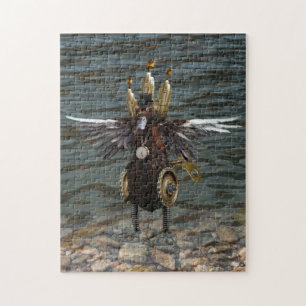 Steampunk Duck Jigzaag Puzzle Legpuzzel