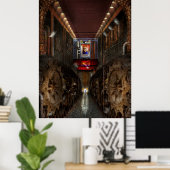 Steampunk - Dystopian society Poster (Thuiskantoor)